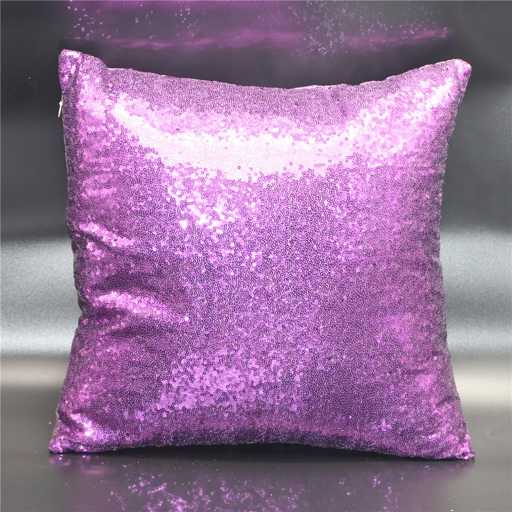 Sequin Pillow Cover Square Cushion Pillowcases  Bar Party Home  Gift Halloween  Wedding Festival 6