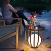 Modern Garden Tea Table Light Waterproof Lawn Lamp Solar Energy LED Landscape Lamp Outdoor Atmosphere Floor Lighting 2