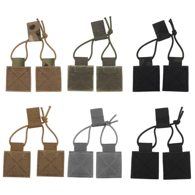 Tactical Elastic Straps Magazine Fastener for D3CRM Chest Rig Hook and Loop Radio Retention Bungee Fixed Buckle Vest Accessories tactical vest accessories