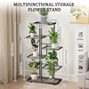 Plant stand Stand For Flowers Flower Stand Flowerpot Organizer Iron 4/5/6Layers Plant Holder Storage Shelf Pot Rack Organizer 3