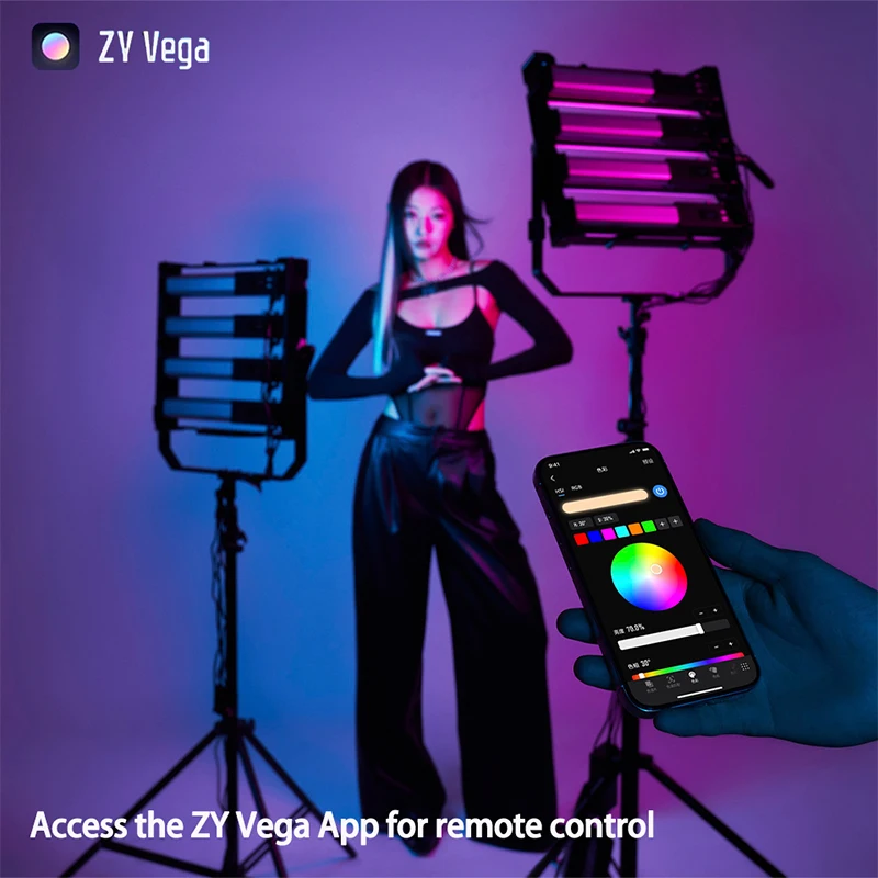 ZHIYUN CINEPEER C100 100WハンドヘルドスティックLEDライト 2700K