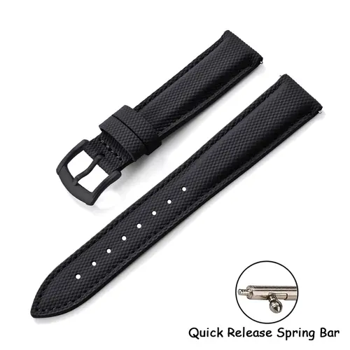 New Coated Sailcloth Strap 18/19/20/22mm Sport Fabric Waterproof WristBand Universal Accessories For Smart Watch Huawei/Samsung - Image 8