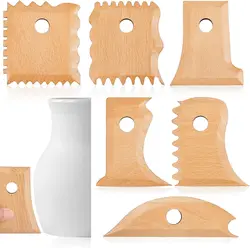 Pottery Tools Pottery Foot Shaper Tools Pottery Trimming Tools Pottery Profile Rib for Carving Clay Molds Clay Ceramics