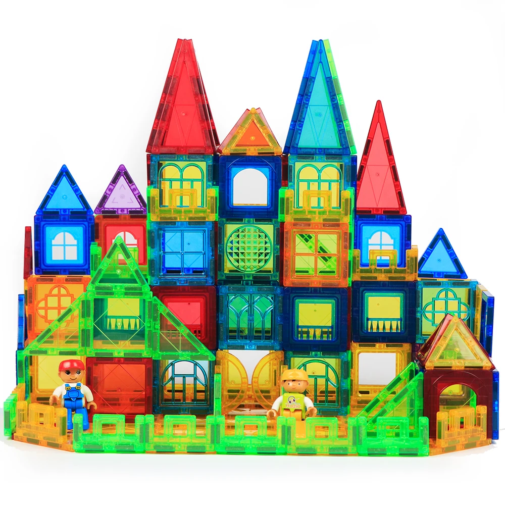 Magnetic Building Blocks for Children Magnetic Tiles Educational Toy For 3-8 Years Boys Girls Christmas Birthday Gifts