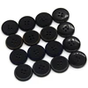 HENGC 15/20mm Round Matte Black Resin Coat Buttons For Clothes Retro Man Suit Jacket Cardigan Needlework DIY Crafts Wholesale 2