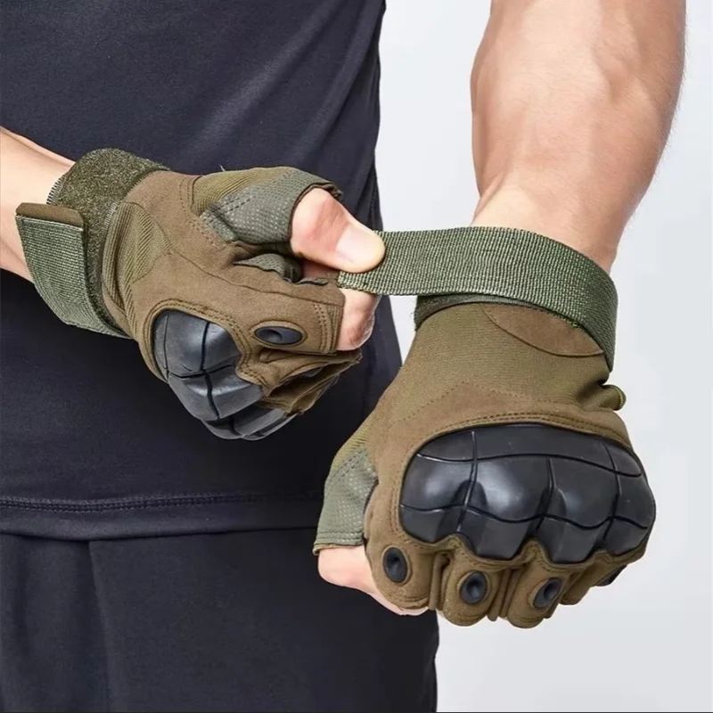 Outdoor Tactical Fingerless Gloves 2