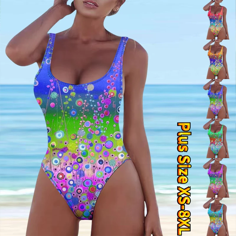 

2023 New Women's Swimwear One Piece Normal Swimsuit Printing Black Bodysuit Bathing Suits Sports Beach Wear Summer Bathsuit