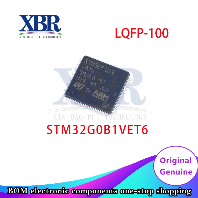 

5 PCS STM32G0B1VET6 LQFP-100 ARM Microcontrollers - MCU Mainstream Arm Cortex-M0+ 32-bit MCU, up to 512KB Flash, 144KB RAM