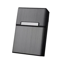 Custom Engraved Waterproof Metal Cigarette Box - Personalized Gift (GRAY)