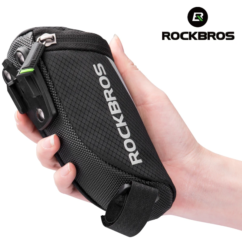 

ROCKBROS Bike Bag Portable Reflective Saddle Tail Seatpost Nylon Bicycle MTB Road Panniers Accessories