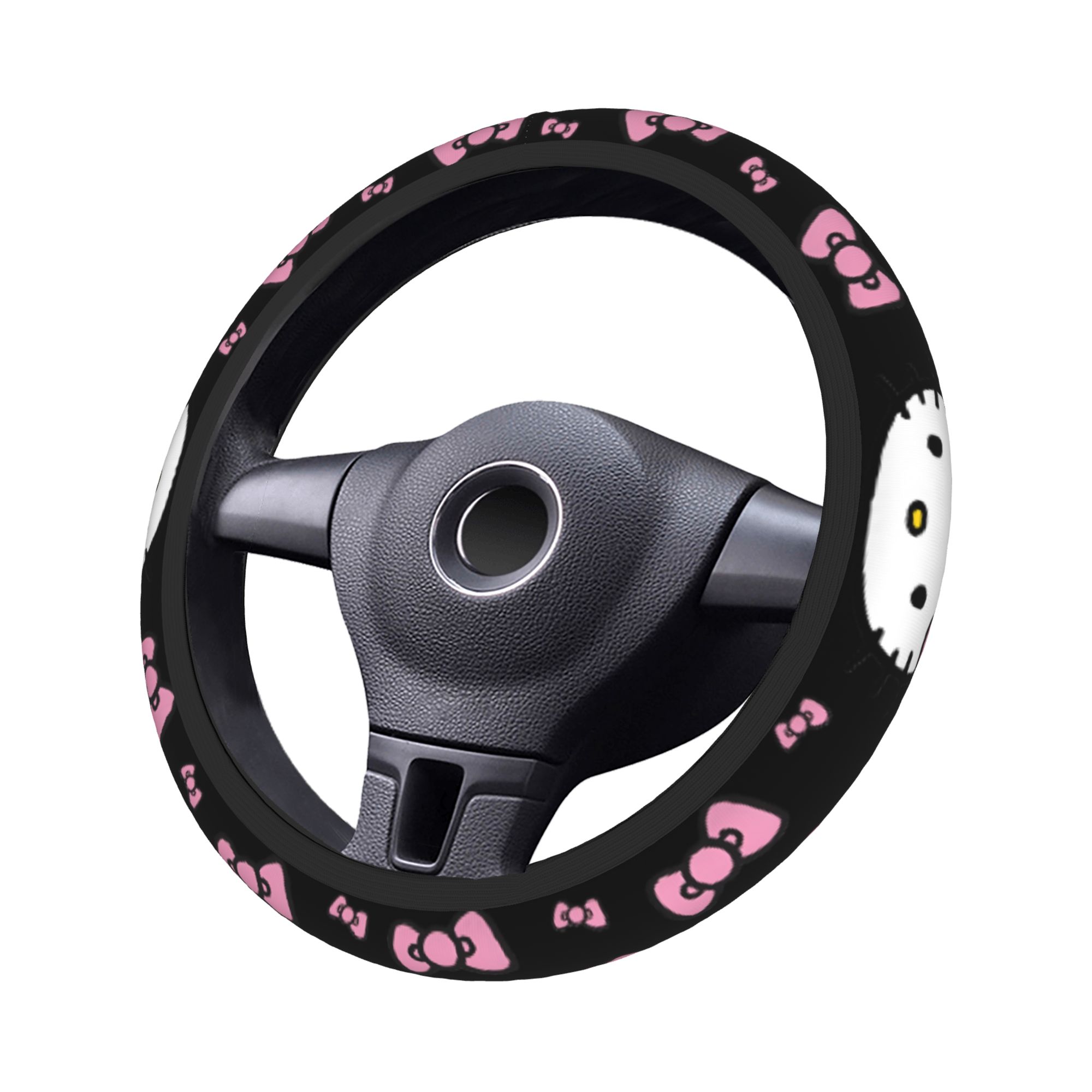 Hello Kitty Steering Wheel Cover – Cute and Pink Car Style