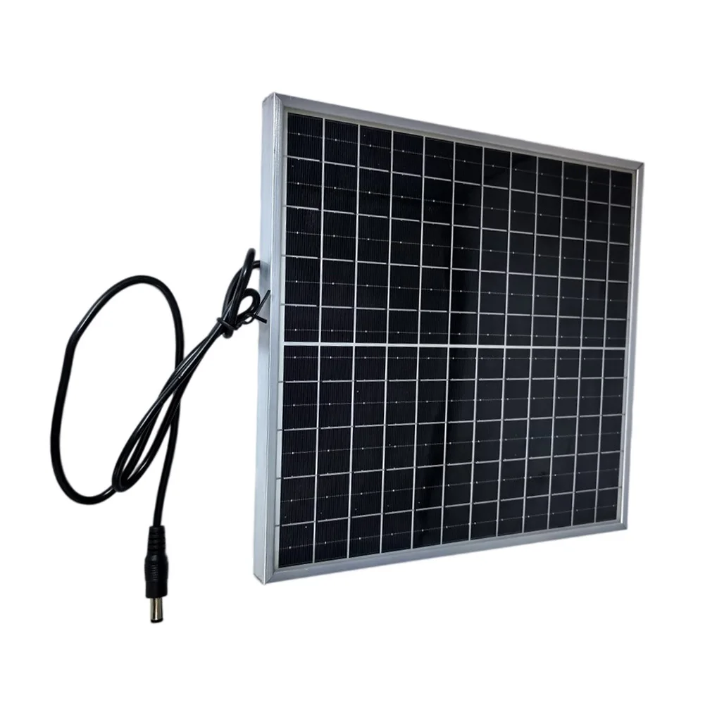 DC 퀵 커넥터가 있는 12W 방수 태양광 패널 IP65 방수 등급 235×225mm의 광전지 발전 장치