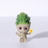 Groot Flower Vase Household Supplies Decoration Ornament Action Figurine Creative Miniature Modedl Simulation Plants Potted 5