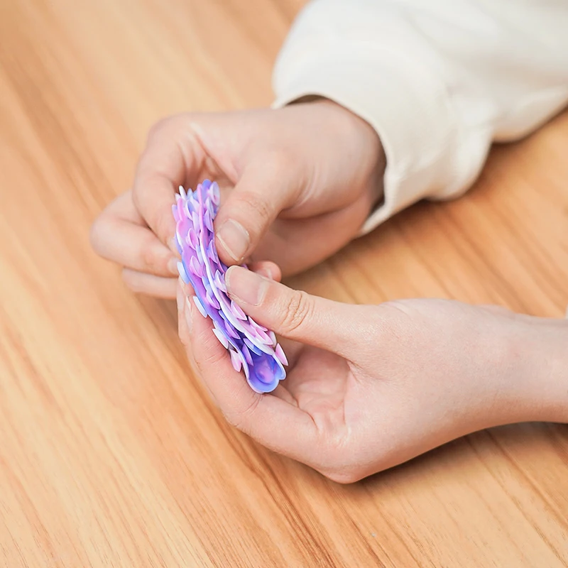 Squidopop Suction Cup Relieve Stress Toy Pat Silicone Sheet Toy Soft Colourful Animals Sucker Anti-stress Toys For Kids