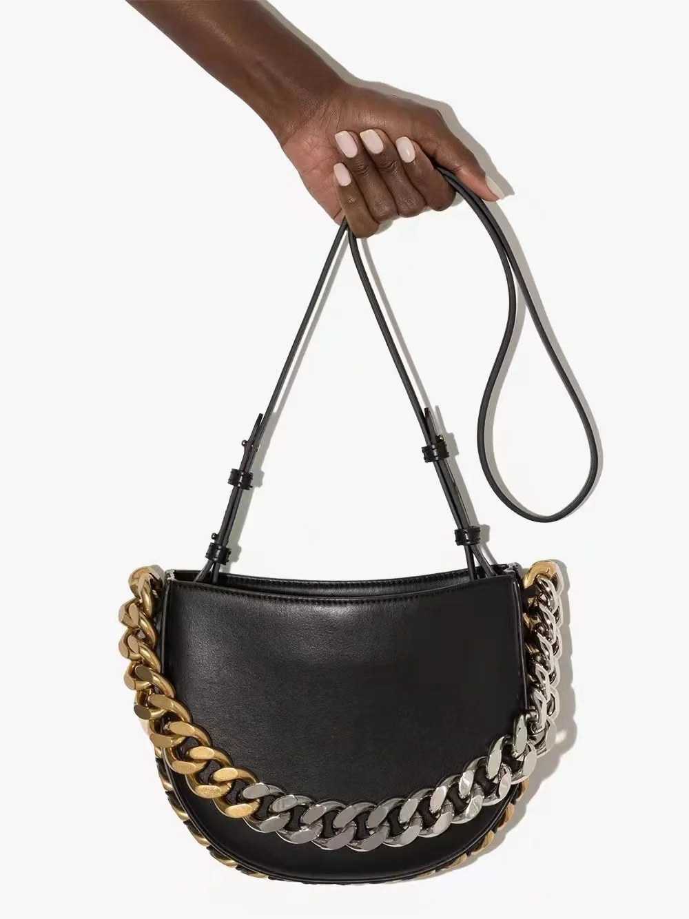 

Bolso de hombro de media luna para mujer, bolsa de lujo de alta calidad, a la moda, 2023