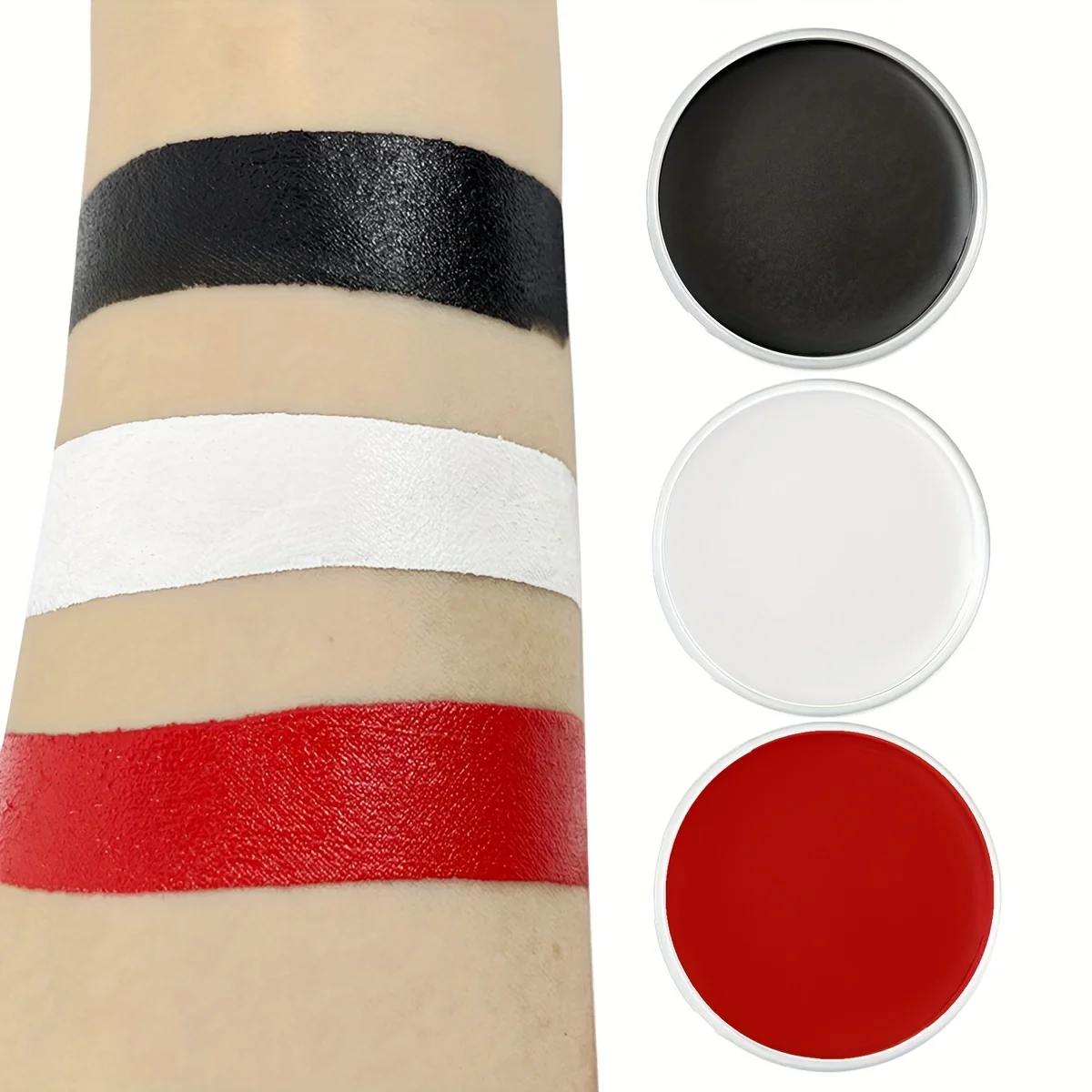 30g Professional Face Body Paint Water Based Painting Makeup Safe for Kids and Adults Split Color Cosmetics for Christmas Party 6