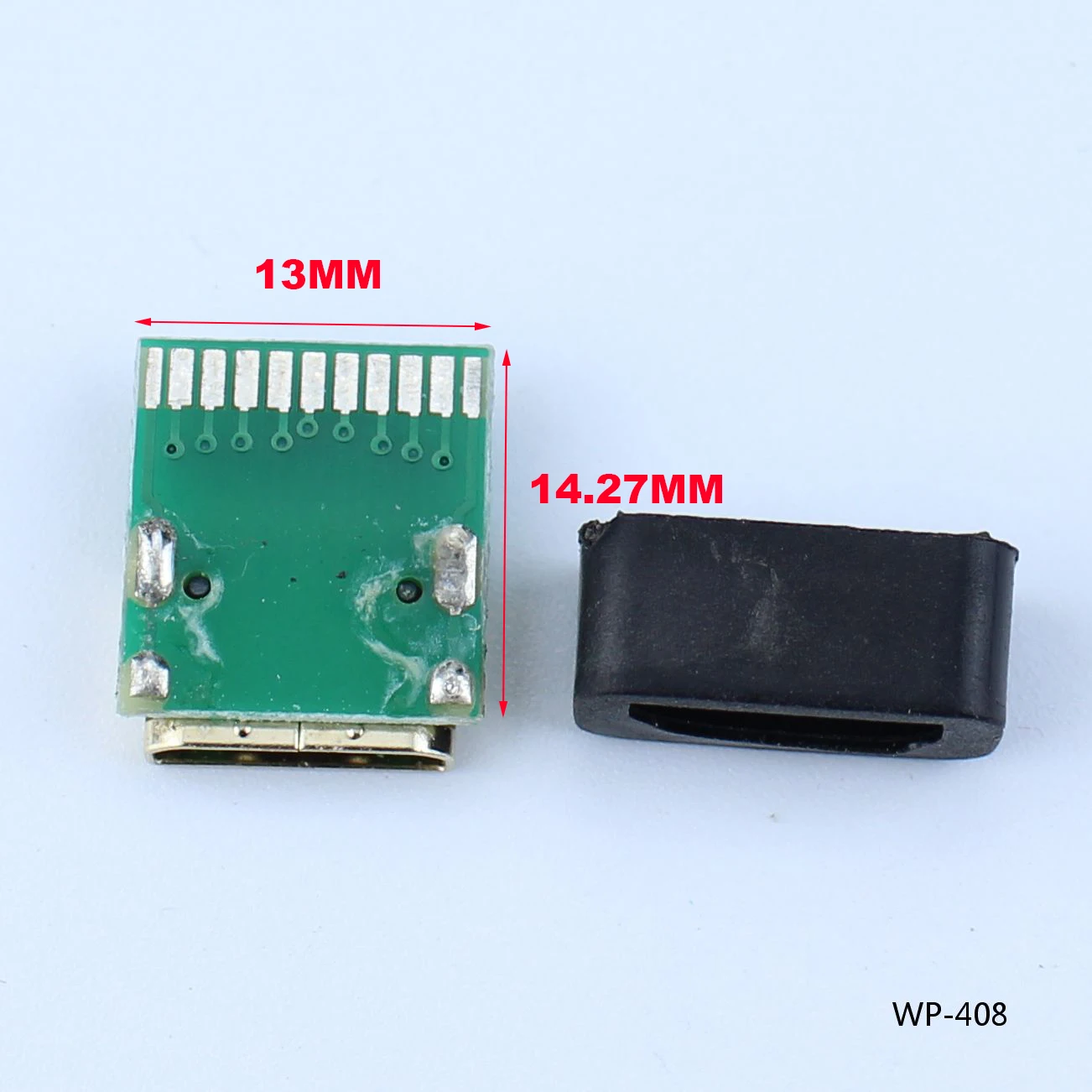 HDMI Male to Female Mini Connector Adapter Board with 2.54mm Pitch PCB