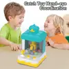 Mini Claw Machine Space Rocket Toy Funny Balls Grabbing Toys Cartoon Rabbit Dinosaur Ball Catcher Game Children Christmas Gifts 3