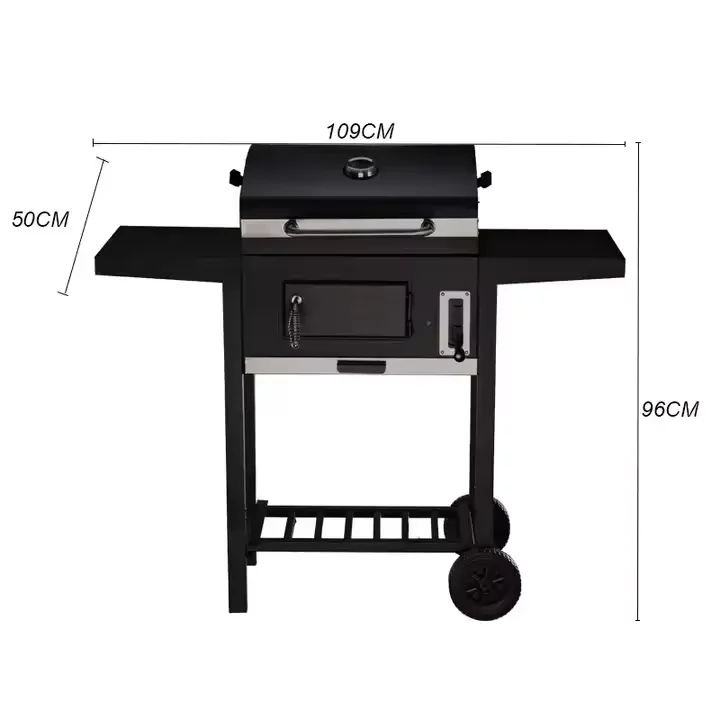 Description Picture 3 of itemBBQ Courtyard Barbecue Outdoor Barbecue Thickened Large Barbecue Smoker Grill American Camping Grillfor Home Use Food Shop