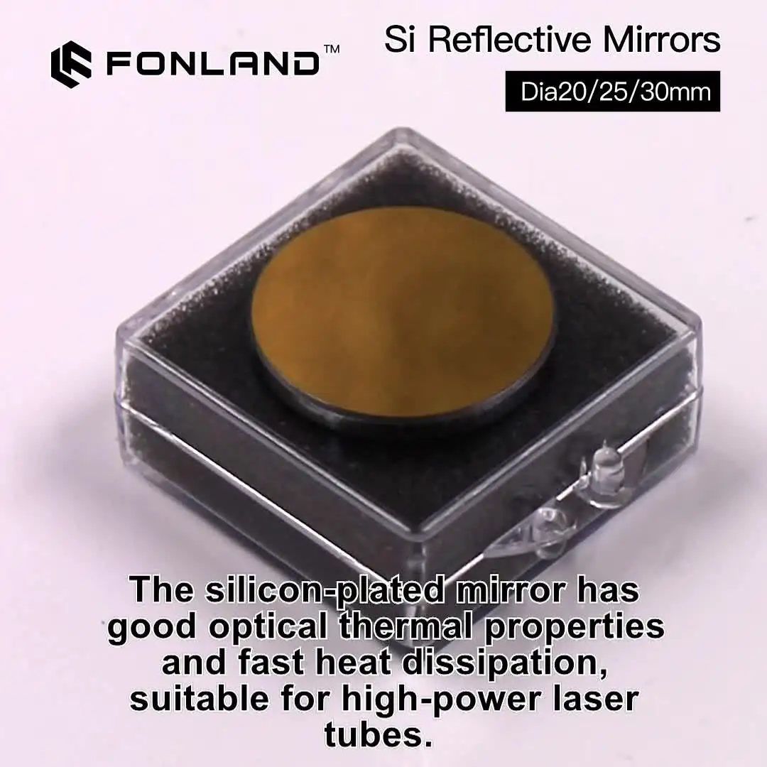 CO2 Laser Lens Beam Laser 3pcs CO2 Laser SI Reflective Mirrors - Foto 13