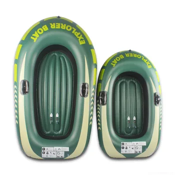 PVC Inflatable Kayak Canoe 1~2 Person Rowing Air Boat Fishing Boat Summer Rubber Boat Pvc Kayak Thickened Rafting Boat New 1
