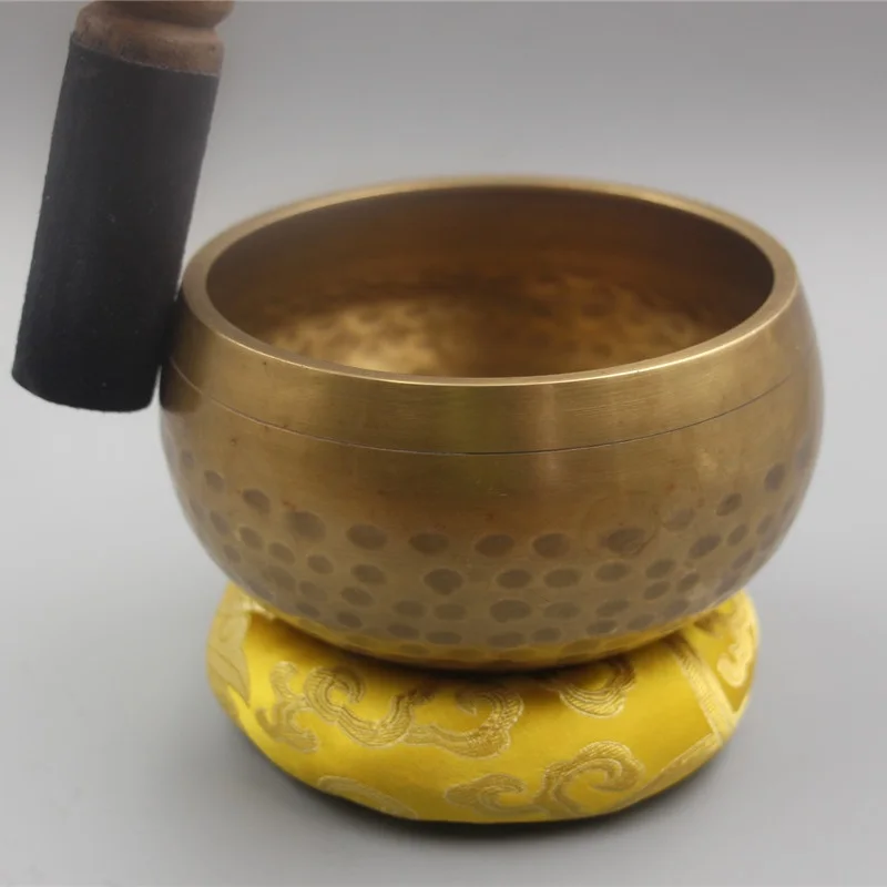 

Copper Nepal Singing Bowl Handmade Buddhist Tibetan Singing Bowls Meditation Yoga Massage Sound Healing Instrument Accessories
