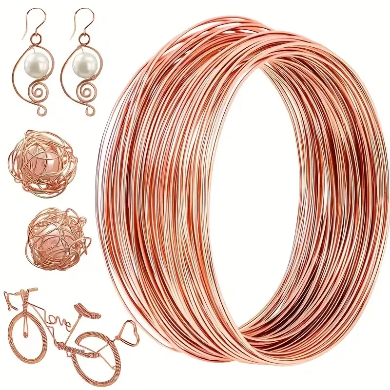 Pure Copper Wire - 10M Electrical Conductive Coil, Multiple Gauge Options