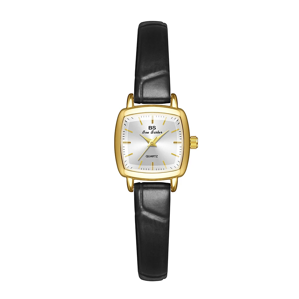 New Ladies Watches Simple Vintage Leather Strap Watch For Womens Small Dial Waterproof Quartz Wristwatches Relogios Feminino