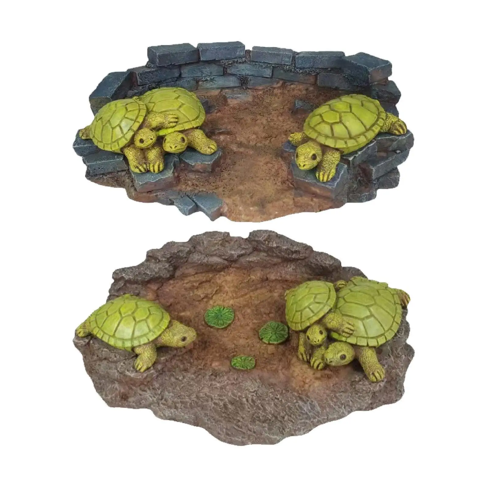 Gutter Downspout Yard Animal Sculpture Patio Decorative Turtle Splash Block