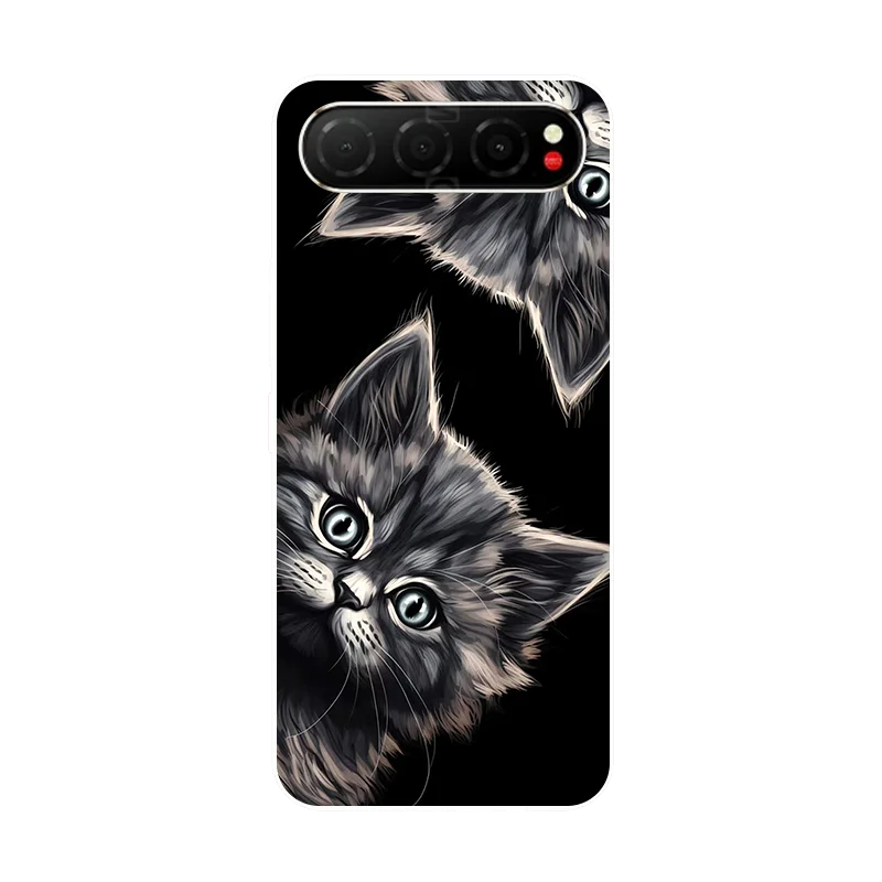 Cute Cat Soft TPU Protective Cover - Silicone Bumper Case