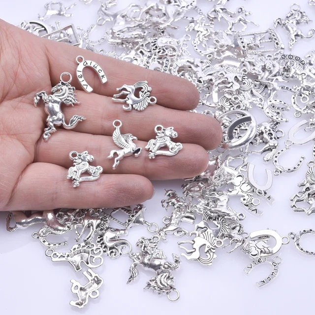 30/50/100pcs Random Mix Cute Floating Charms For Jewelry Making Supplies  Diy Lockets Components Flowers Heart Charm Accessories - Charms - AliExpress