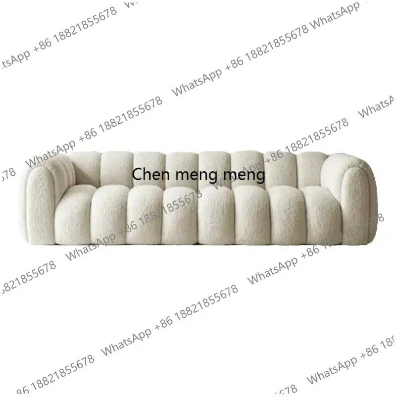 Canapé Minimaliste Élégant M02, Confortable, Style Nordique, pour Salon, Puff, Relaxant, Italien, Woonkamer Banken, Ergonomique, Tendance