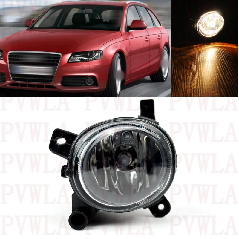 

Left Side Front Bumper Fog Light Lamp With Halogen Bulbs 8T0941699 For Audi A4 Avant Wagon 2008 2009 2010 2011 2012