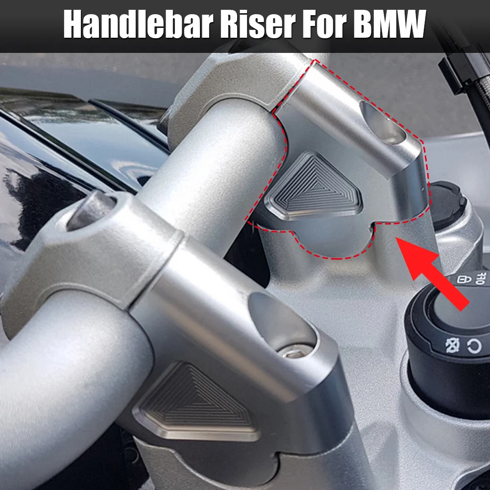 Handlebar Riser For BMW R1200GS R1250GS R1250RS S1000XR R1200R Adventure ADV 32MM Motorcycle Handlebar Back Move Mount CNC