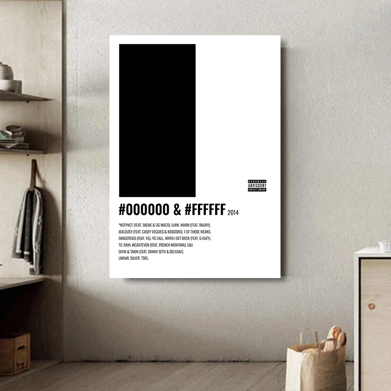 Vintage The Neighbourhood Album Art Poster - Minimalist Canvas Painting