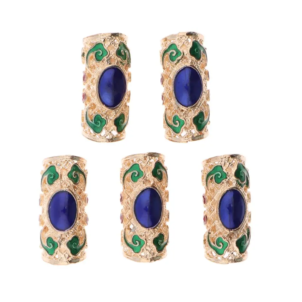 

Wholesale 35x Hair Beads Cuff Hair Styling Braid Rings Clip DIY