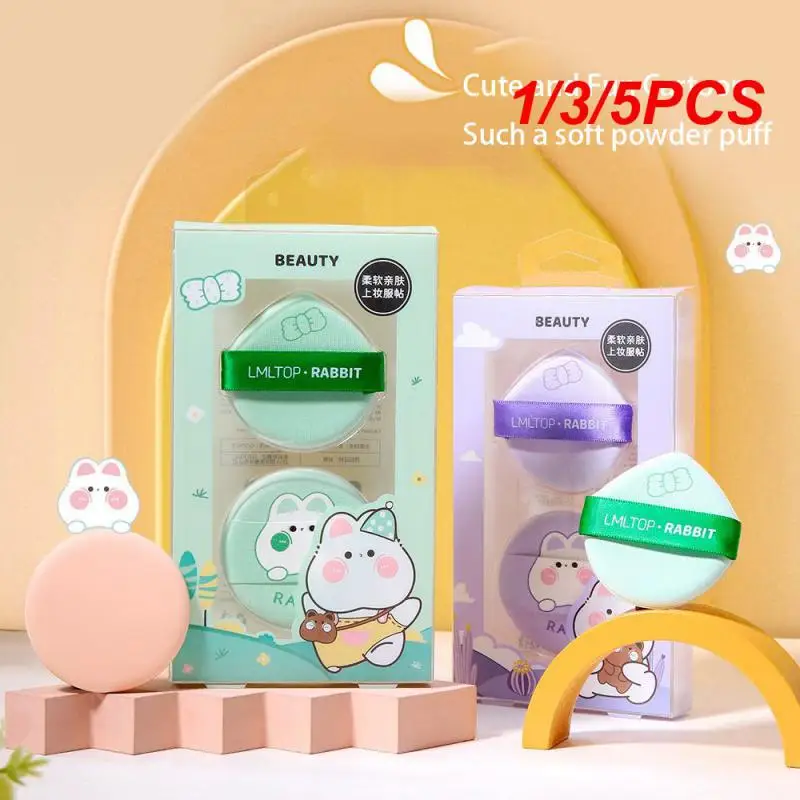 

1/3/5 шт., мягкая полиуретановая губка для макияжа