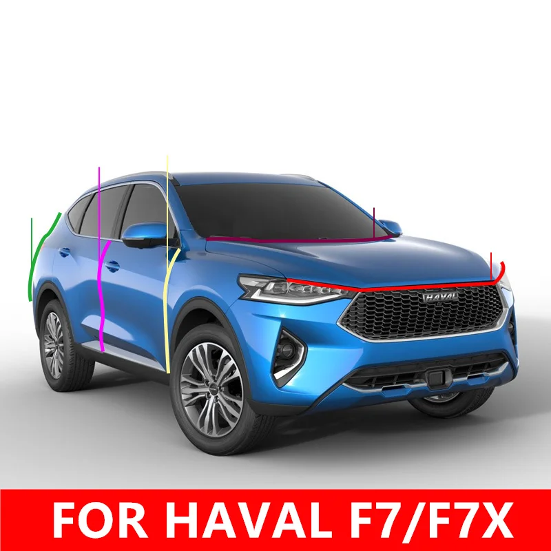 FOR HAVAL F7/F7X door sealing strip whole car sealing strip sound insulation strip modification special high quality