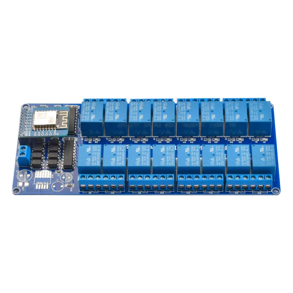 DC5V 12V 16 kanałowy moduł przekaźnika Wifi na pokładzie ESP8266 moduł WIFI mikrokontrolery interfejs przekaźnik mocy dla Arduino 11 Sa76f59e9e3154c08ae71b04bddc864d6I DC5V 12V 16 kanałowy moduł przekaźnika Wifi na pokładzie ESP8266 moduł WIFI mikrokontrolery interfejs przekaźnik mocy dla Arduino
