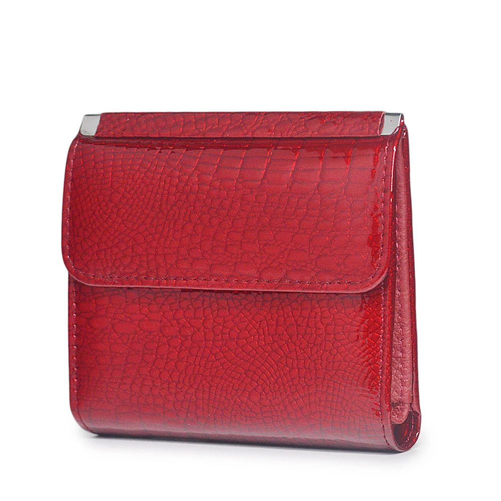 Fashion Women\'s Wallet with Magnetic Clasp Short Multifunctional Alligator luxury ladies wallet  female Mini ID card holder