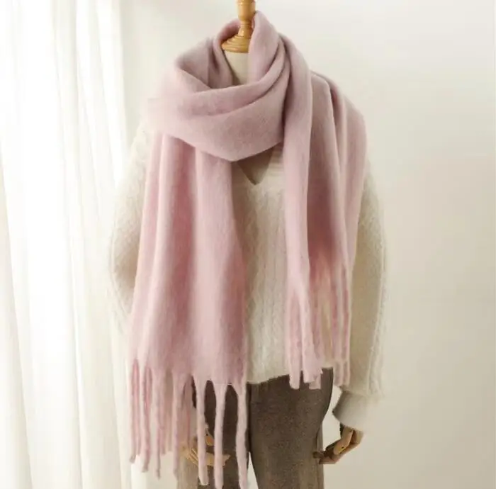 

2023 новый высококачественный мужской шарф женский зимний модный дизайнерский кашемировый Шелковый шаль роскошный шарф шаль A35