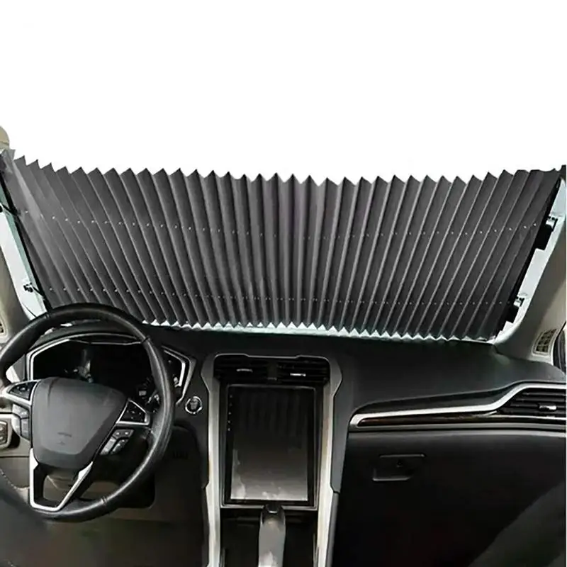 

Car Sun Shade Windshield Windshield Sunshade With Strong Suction Cup Foldable Heat Insulation Car Sun Shade Blocks 99 UV Rays