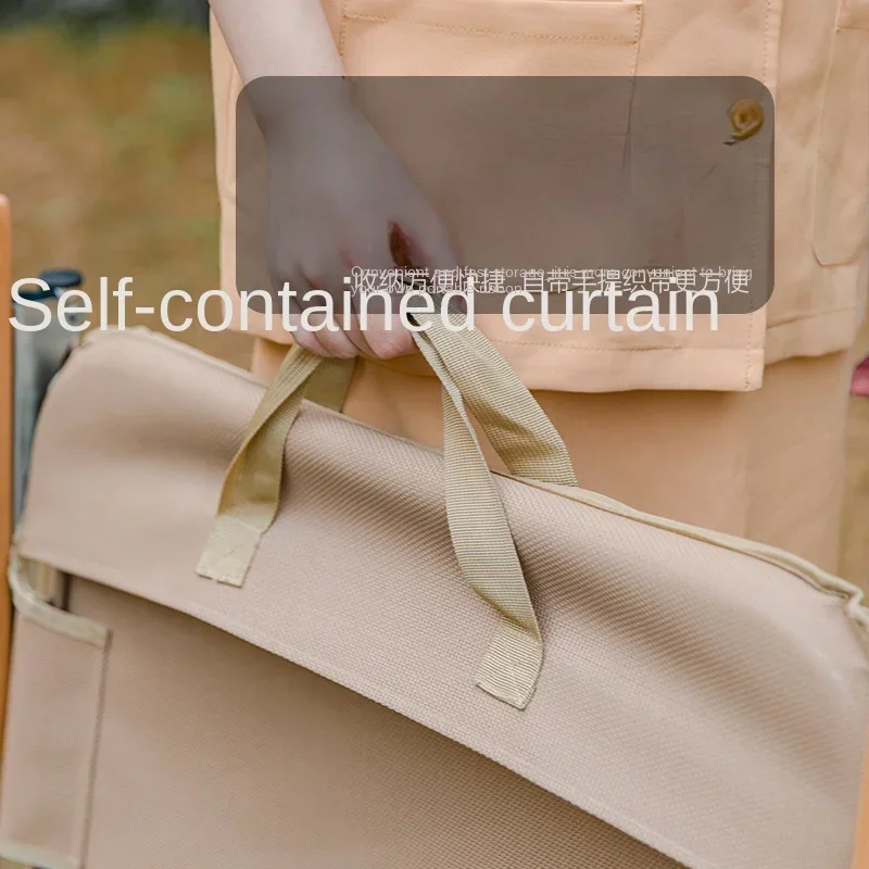 Outdoor Campground Khaki Sofa Chair +600D Oxford Fabric Material
