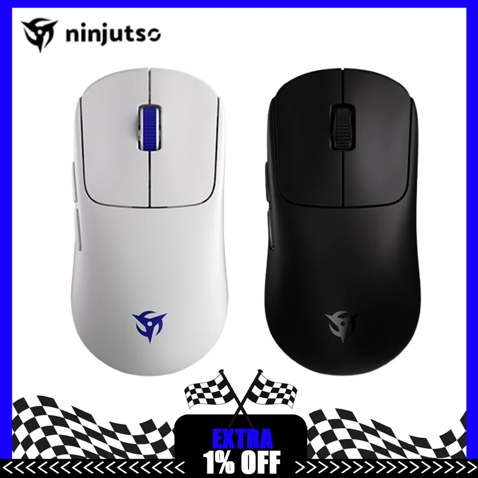 NINJUTSO TEN AIR Mouse Dual Mode Wireless Mouse 8000Hz Polling