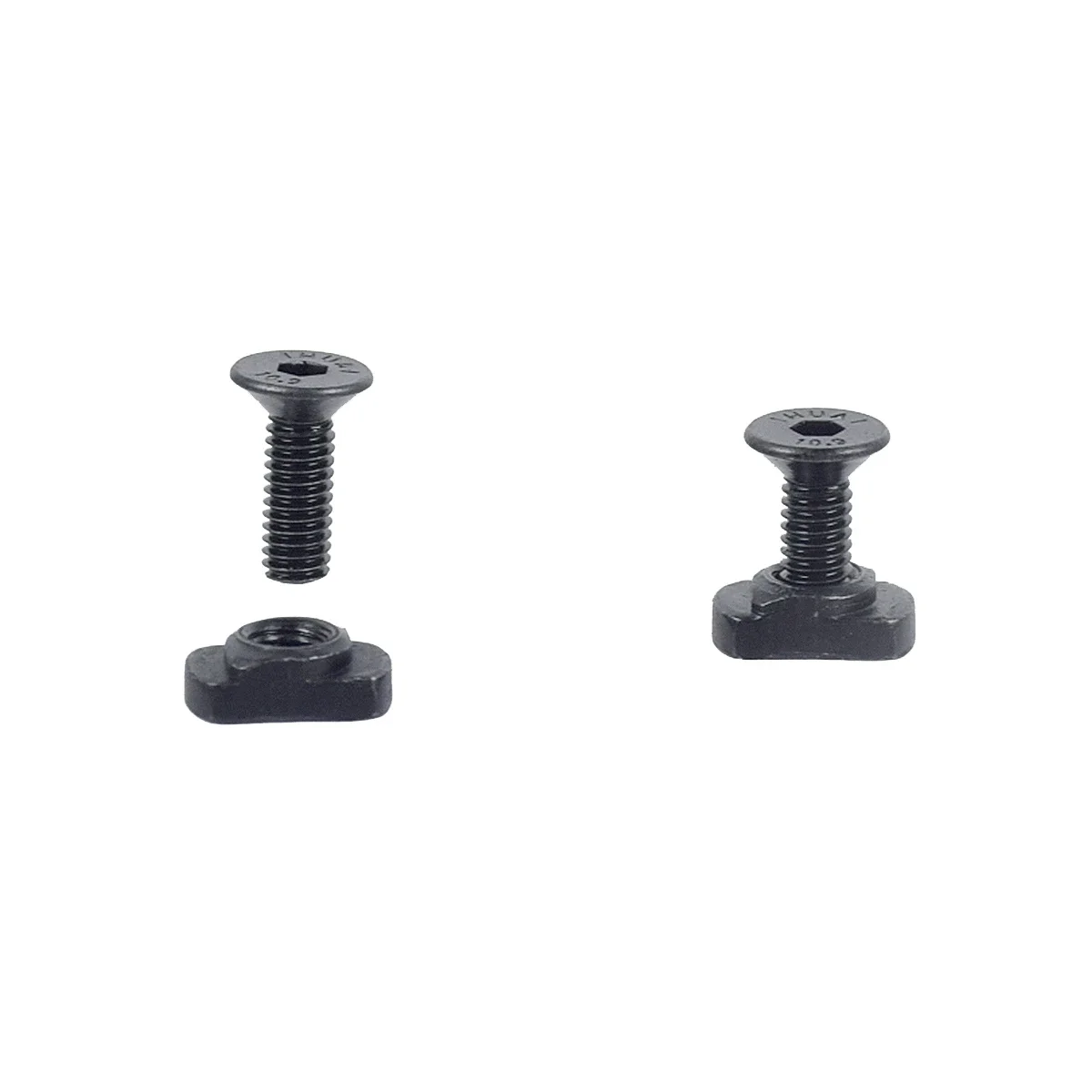 10pcs M4 M-Lok M Lok Screws and Nuts M4x12 Thread 10mm 12mm Mount Handguard Adapter Low Profile Rifle Hunting Accessory m lok screw replacement set