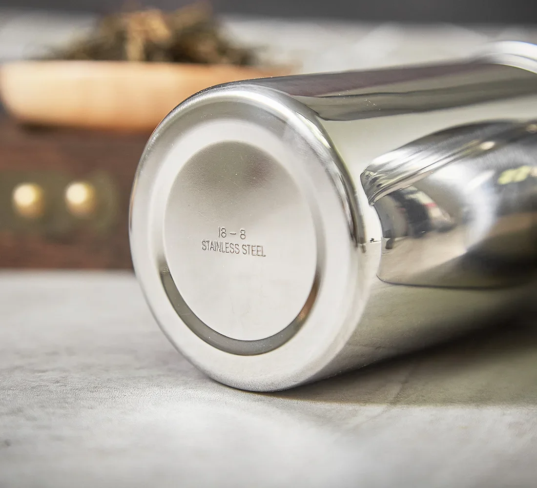 Stainless Steel Sealed Storage Jar, Portable Airtight Food Storage Container Canister for Coffee Beans Flour Cereal Suga 4
