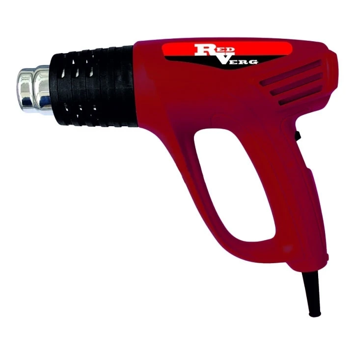 Фен технический RedVerg RD-HG200/4 (Мощность 2000 Вт 3 режима температура 70°С/600°С воздушный