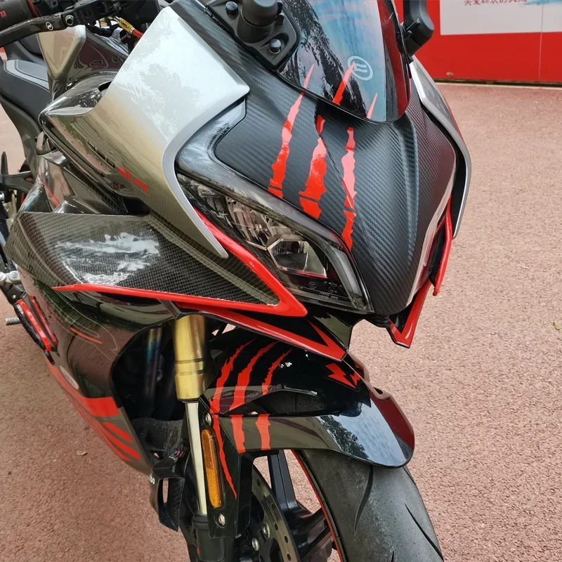 Motorcycle Monster Claw Scratch Stickers DIY Motocross Helmet Body Vinyl Decals for BMW KTM Kawasaki YAMAHA SUZUKI HONDA 2PCS