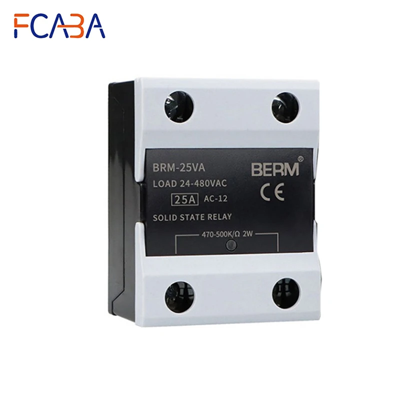 Fcaba 1Pc Ac Power Regolatore Di Tensione A Stato Solido Monofase Brm 10Va-40Va Modulo Regolatore Di Tensione Anti-Interferenza