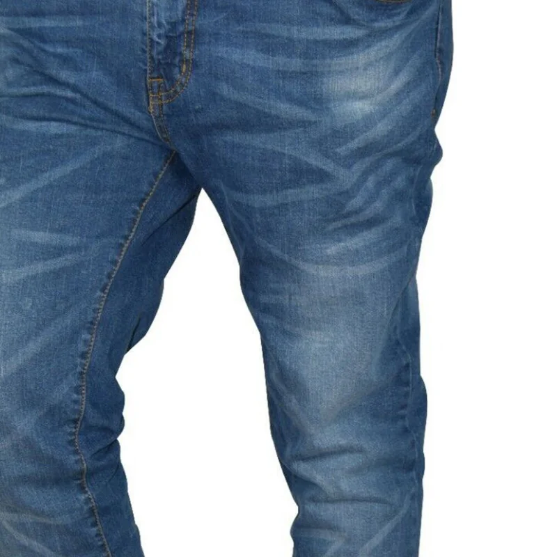 Men's Jeans New Style Trousers Elastic Slim Denim Trousers European and American Fashion Trend